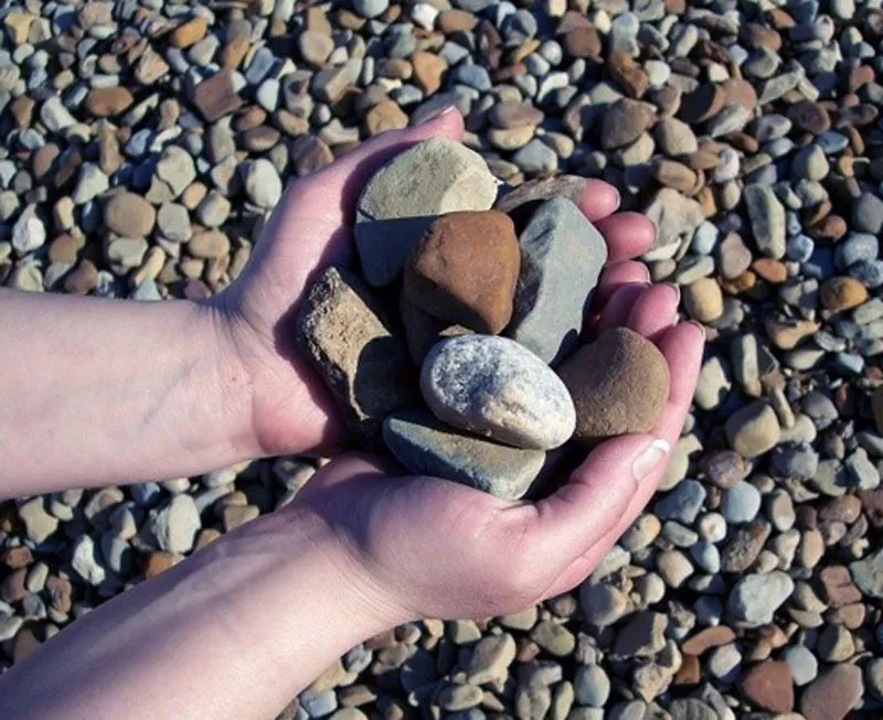 Гравий 40-70 мм (очень крупный, природный)