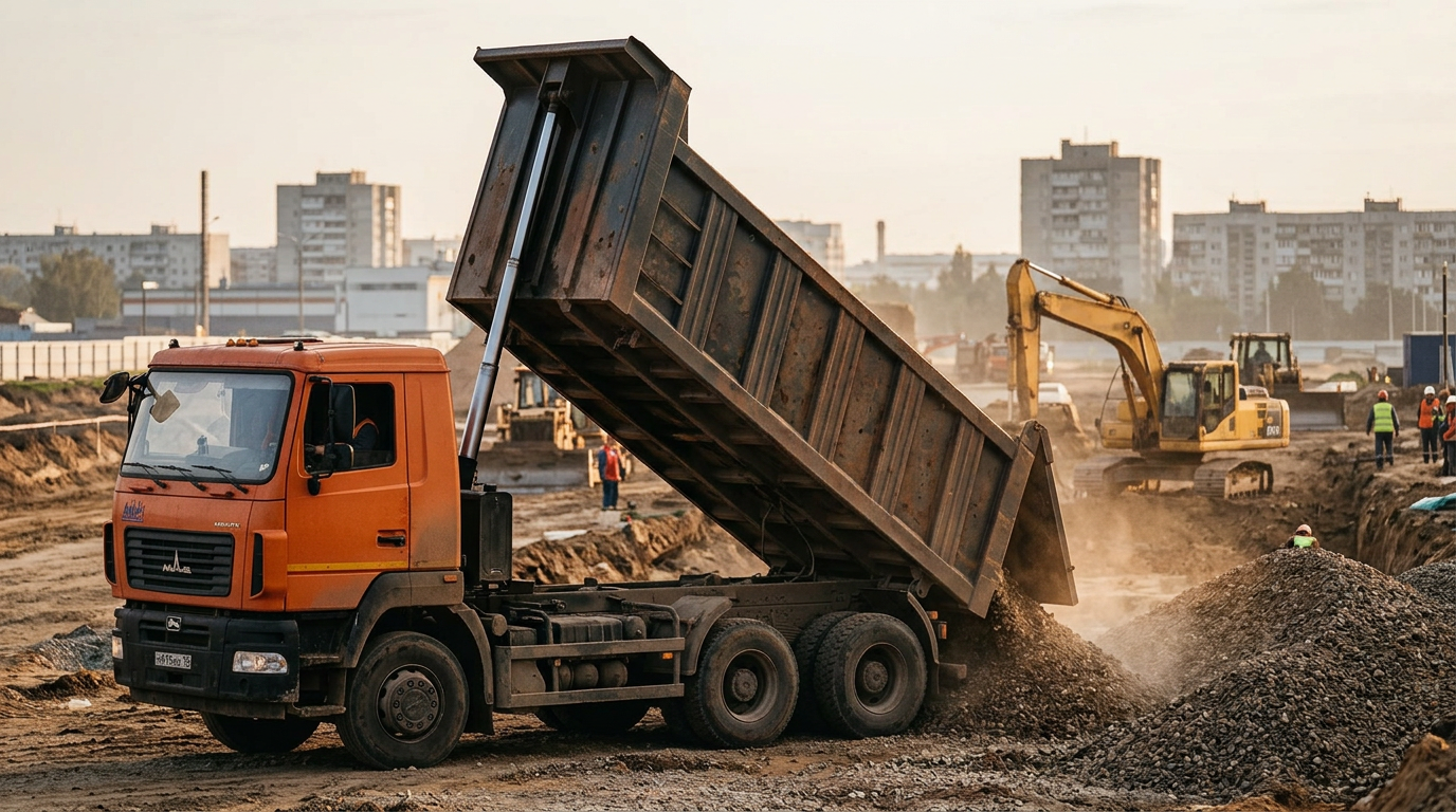 Аренда самосвала МАЗ/МЗКТ в Минске